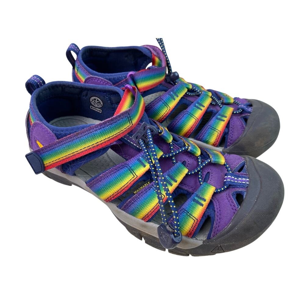 KEEN Newport Women's Size 4 Colorful Rainbow Washable Strappy Sport‎ Sandals *
